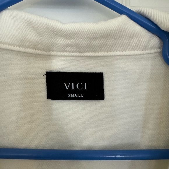 Kind Of A Big Deal Pocketed Studded Denim Jacket size Small - Picture 6 of 6